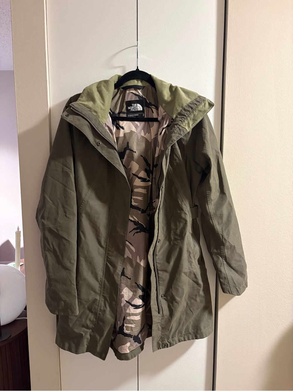 The North Face Laney Trench Coat II Camo Hooded Jacket